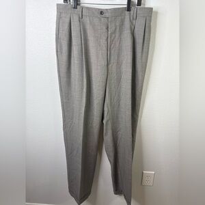 Baroni Super 150’s Grey Dress Pants 36x34